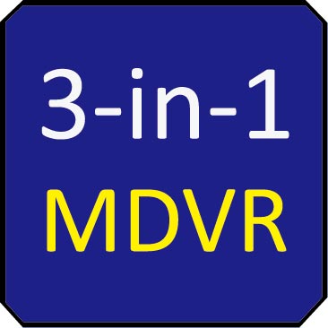 3 in 1 MDVR